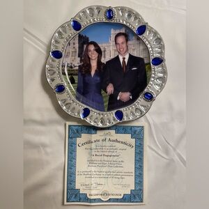 The Bradford Exchange Will & Kate Royal Engagement Plate